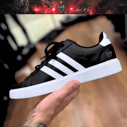 Exclusivo: Tênis Grand Court Signature Customizado Galo ATL Mineiro + *BRINDE 1x Caneca Oficial* - EDIÇÃO LIMITADA