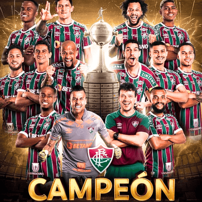 Exclusivo: Quadro de Medalhas Fluzão Multicampeão 2023 Libertadores e Carioca Moldura de Madeira 33x33cm + *BRINDE 1x Caneca* - EDIÇÃO LIMITADA