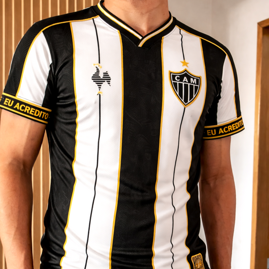 Exclusivo: Camisa Luxury Customizada Unissex Edição Especial Feita por Fãs do Galo + *BRINDE 1x Caneca Oficial* - EDIÇÃO LIMITADA